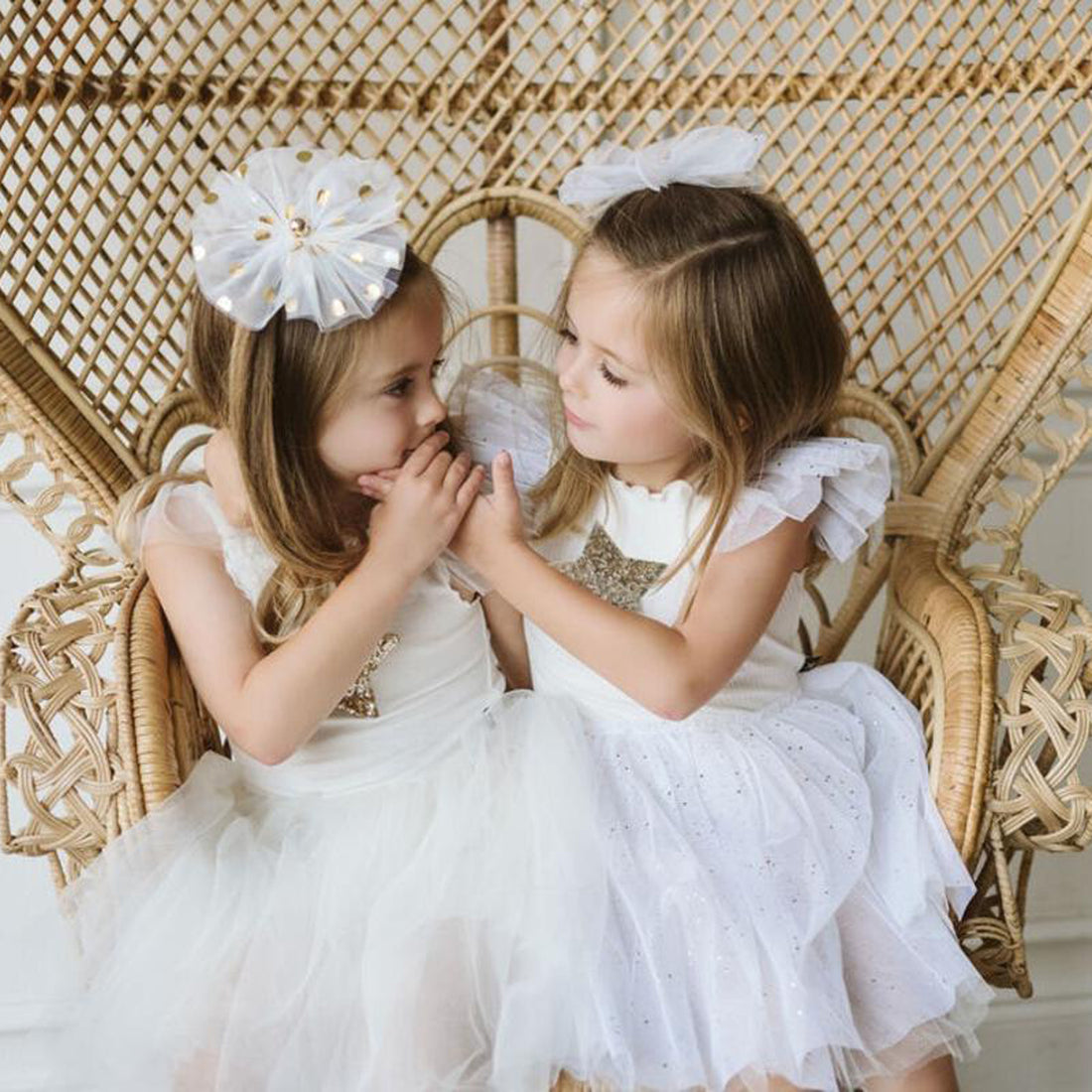 white sparkle tutu dress with gold star 