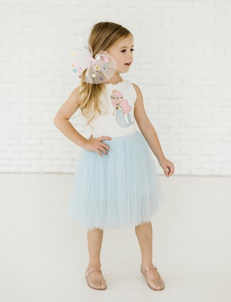 Mermaid Tutu Dress Blue