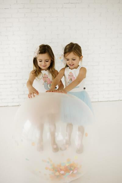 Mermaid Tutu Dress Blue