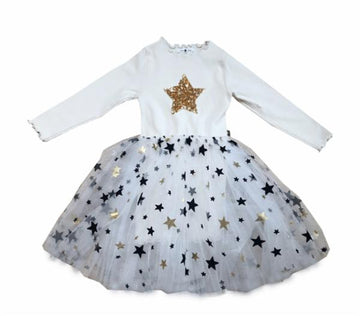 Mia 2 Star Tutu Dress Ivory