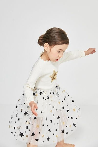 Mia 2 Star Tutu Dress Ivory