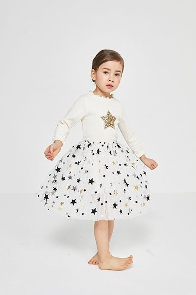 Mia 2 Star Tutu Dress Ivory