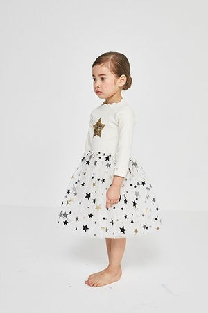 Mia 2 Star Tutu Dress Ivory