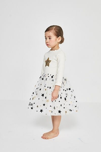 Mia 2 Star Tutu Dress Ivory