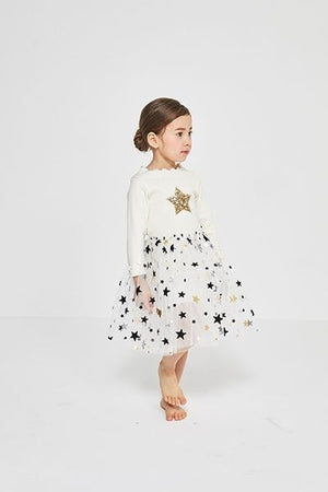 Mia 2 Star Tutu Dress Ivory