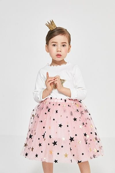 Mia 2 Star Tutu Dress White/Pink