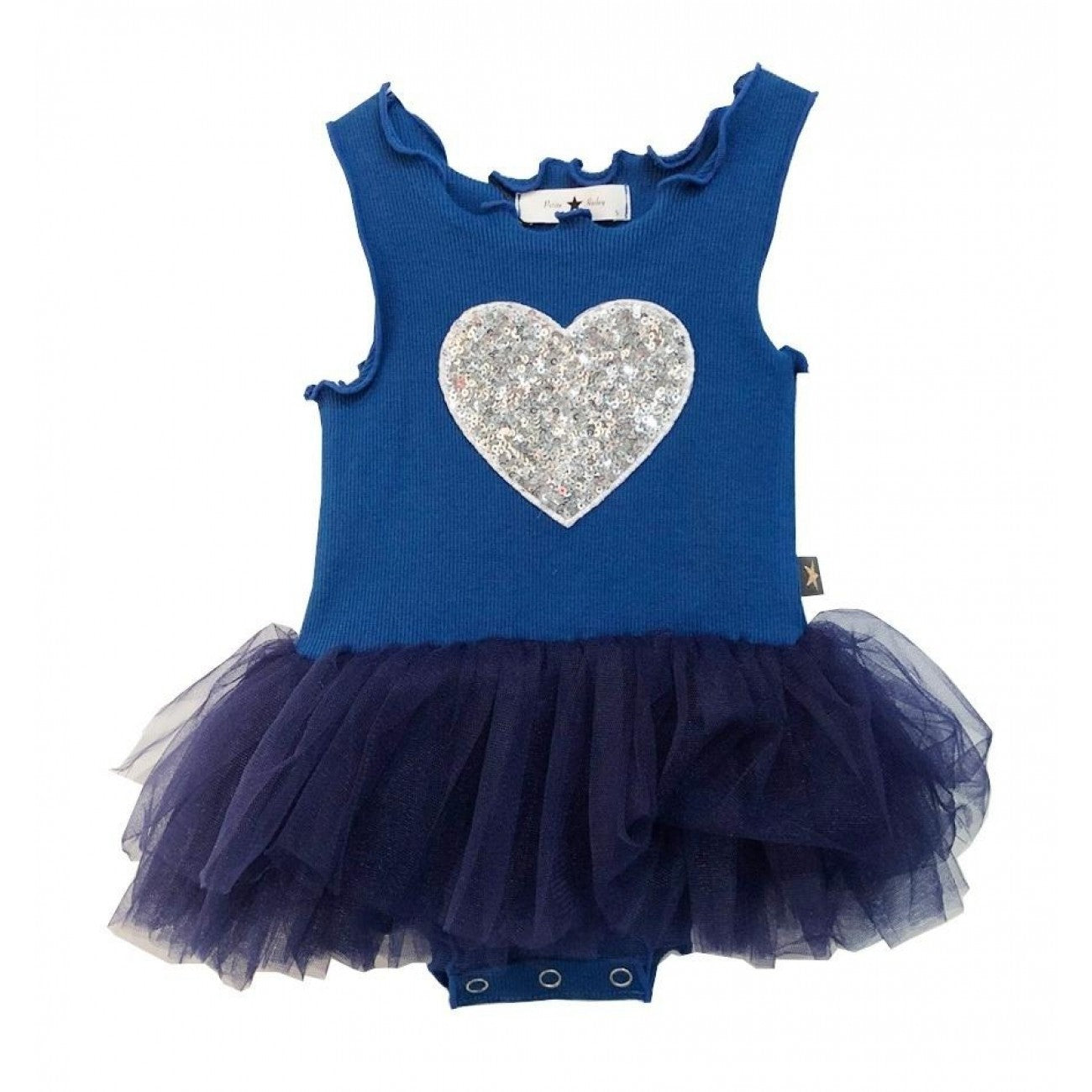 PH HEART BABY TUTU DRESS Blue