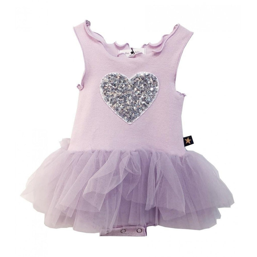 PH HEART BABY TUTU DRESS Lavender