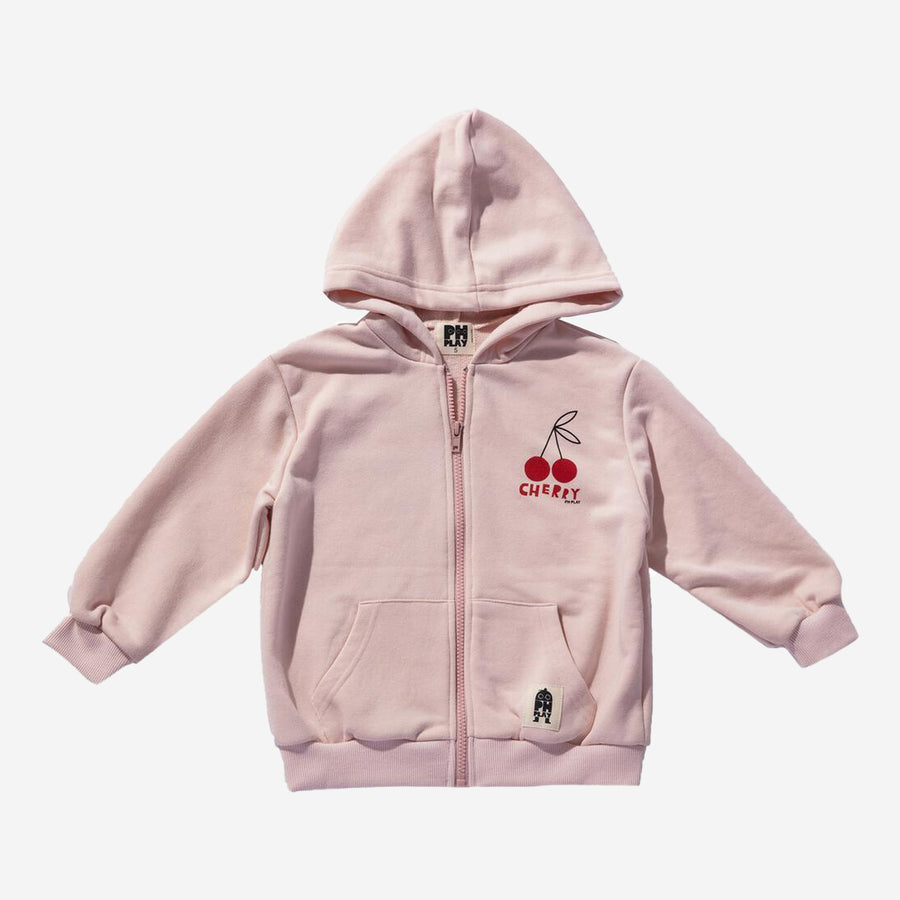 Cherry Zip-Up Hoodie