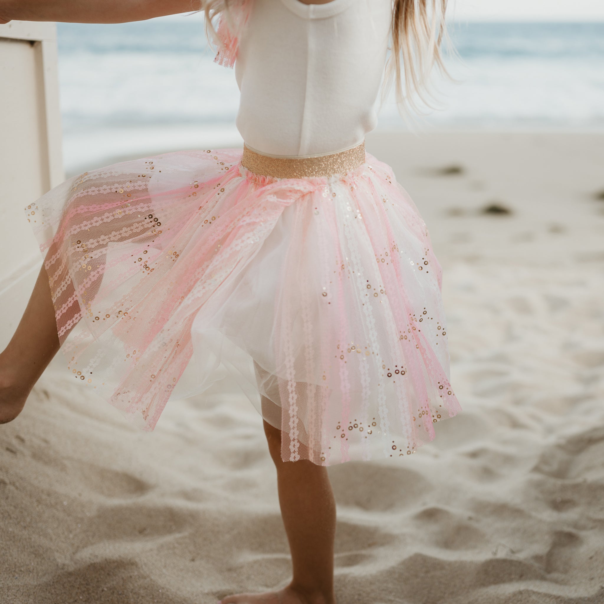 Lace Ballerina Skirt Pink Tutu Skirt Kids Pants Kids Leggings Kids