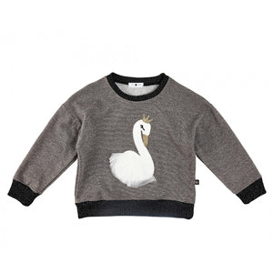 Swan Glitter Sweater