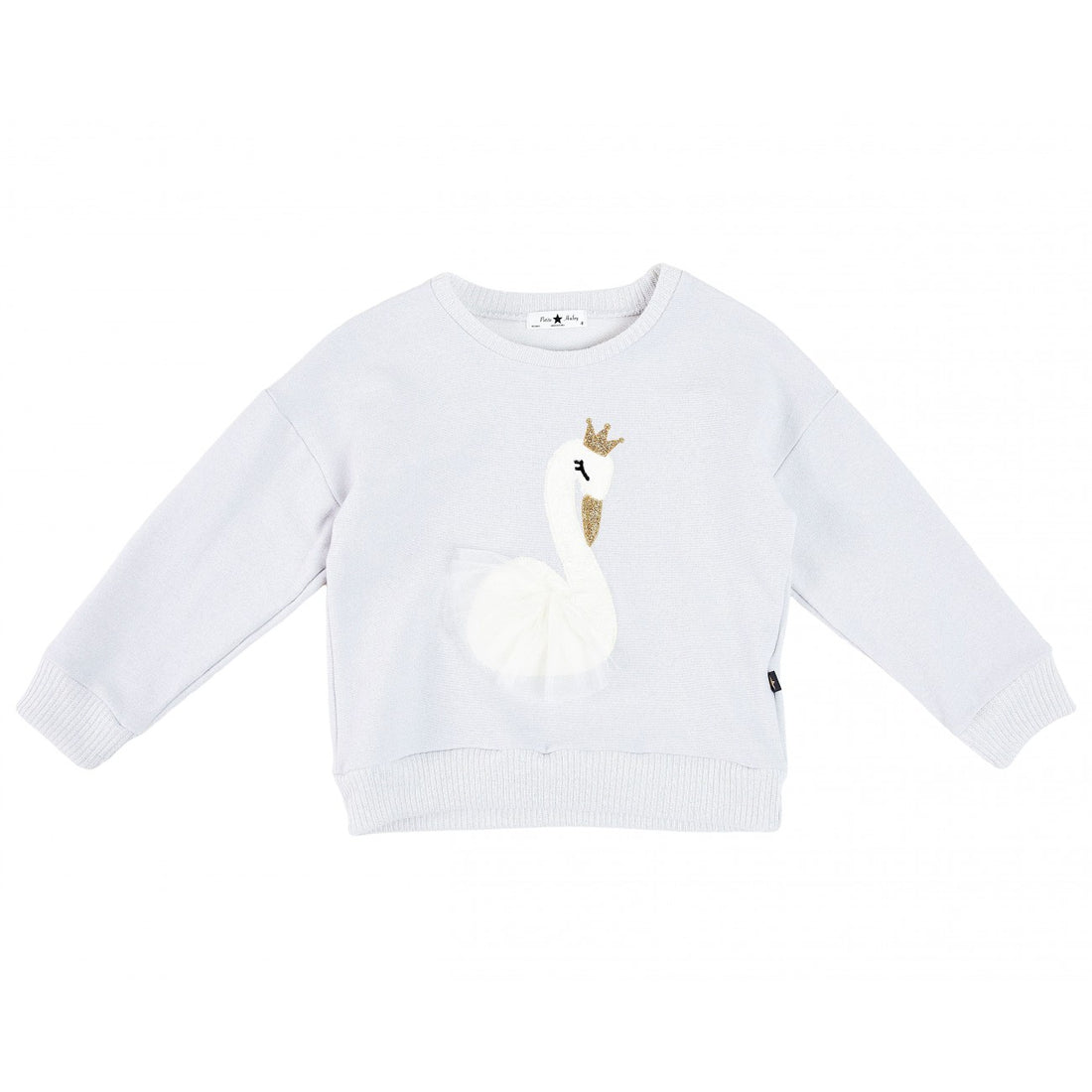 Swan Glitter Sweater