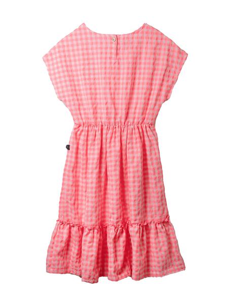 PH Long Dress Pink Checker