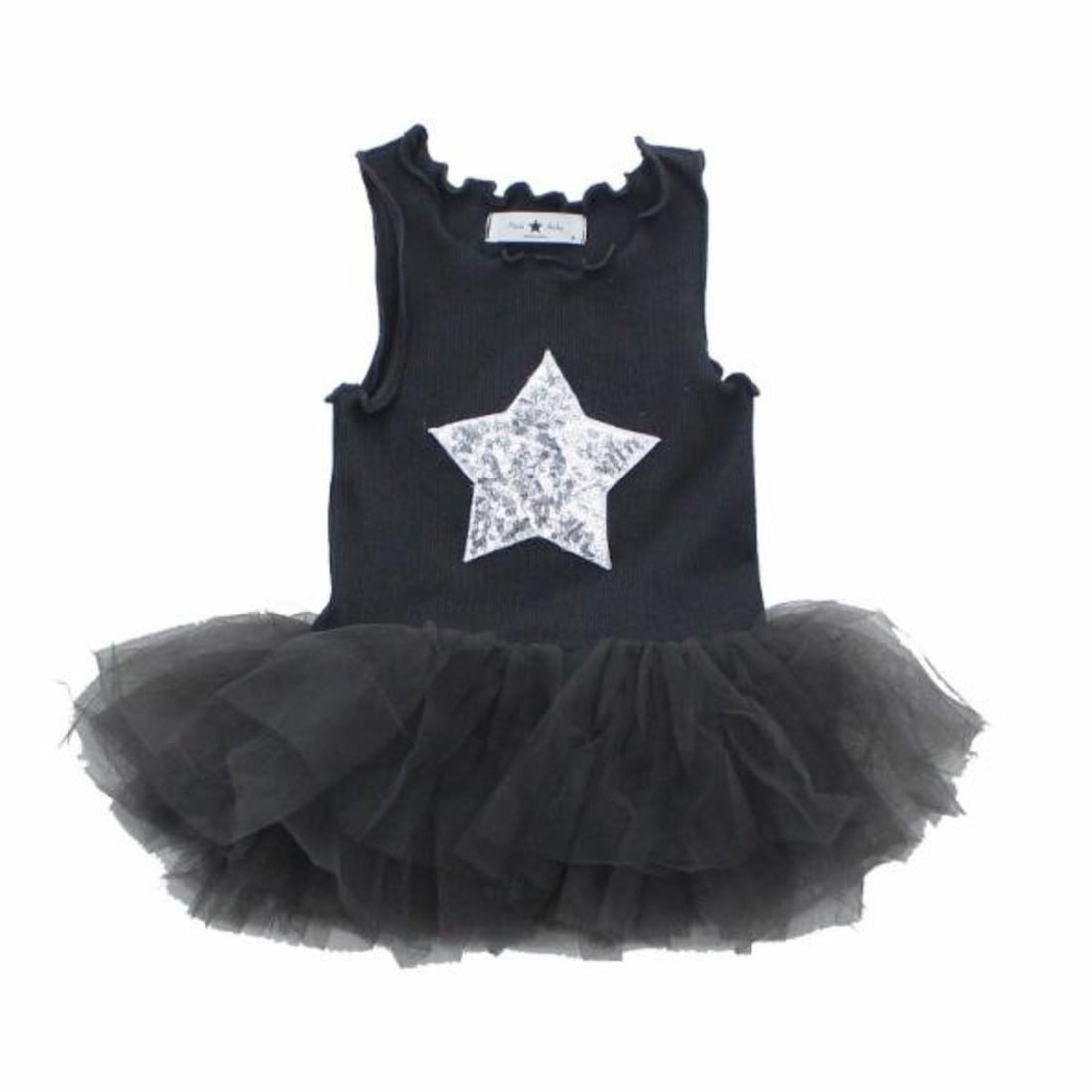 Baby PH Star Tutu Dress Charcoal