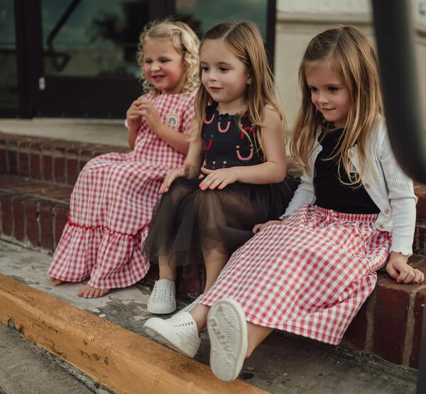 Smile Tutu Dress Charcoal