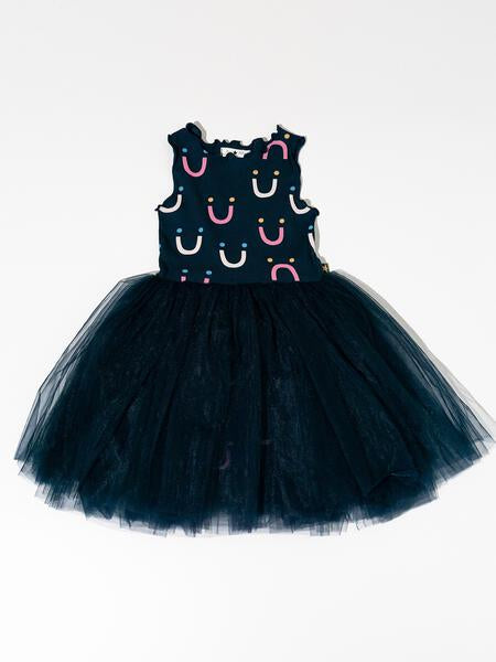 Smile Tutu Dress Navy