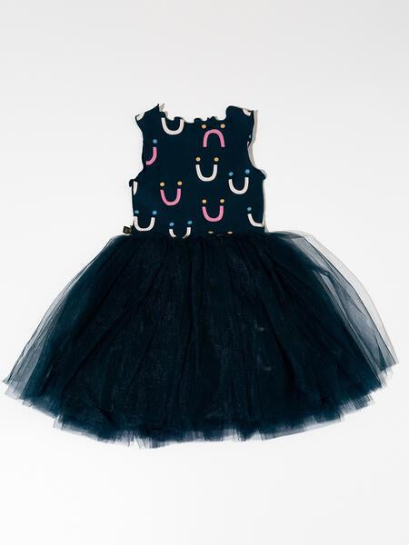 Smile Tutu Dress Navy