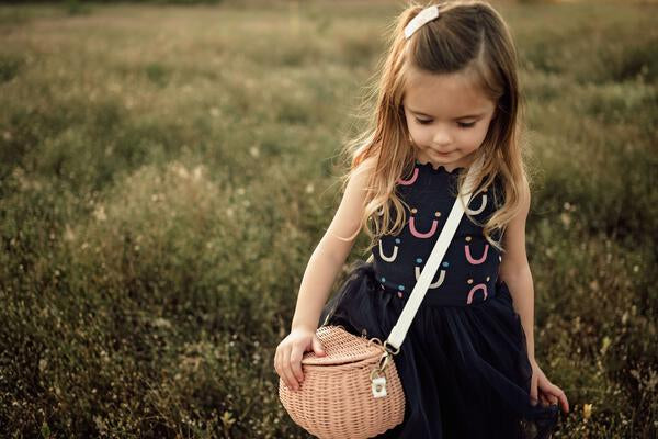 Smile Tutu Dress Navy