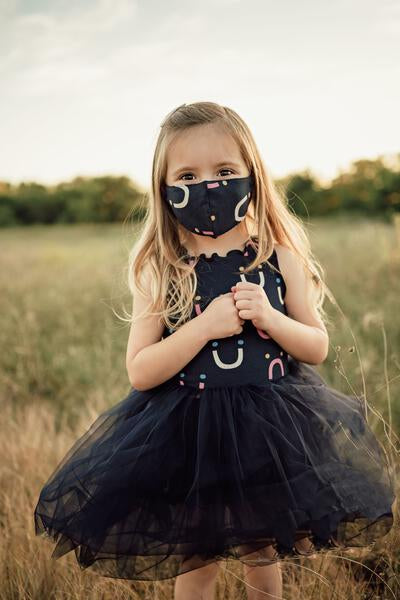 Smile Tutu Dress Navy