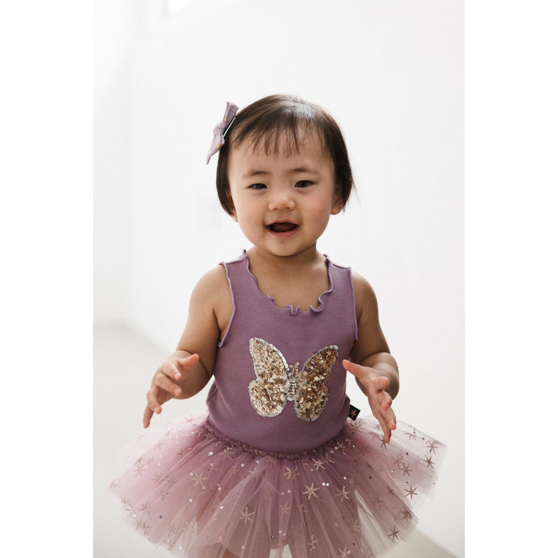 Butterfly Snow Baby Tutu Dress
