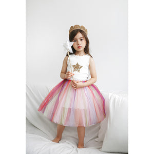 Rainbow 2 Star Tutu Dress