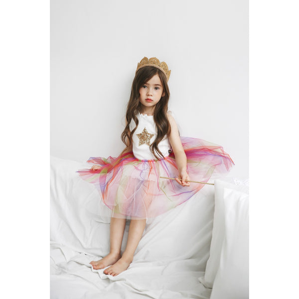 Rainbow 2 Star Tutu Dress
