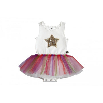 Baby Rainbow 2 Star Tutu Dress