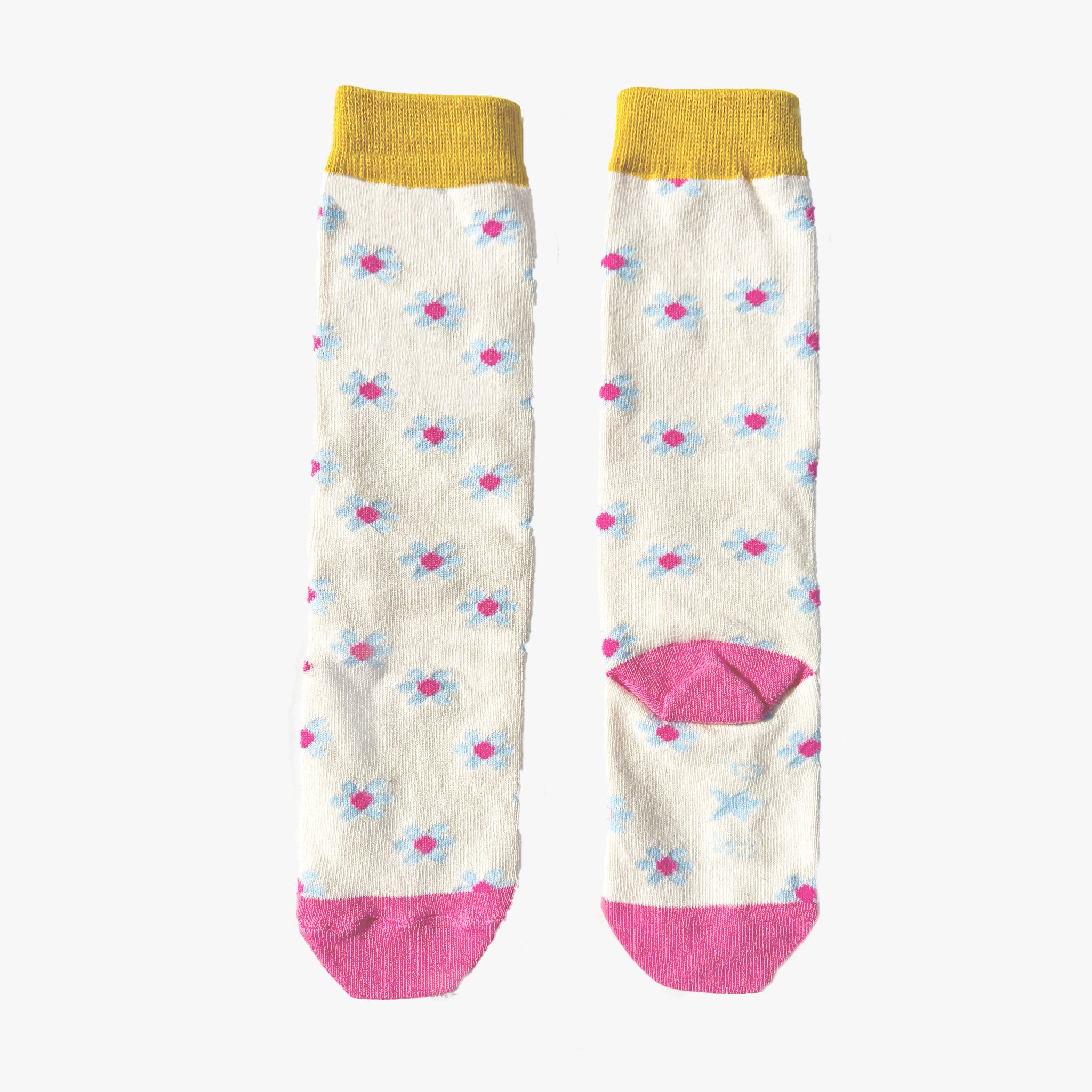 Flower Kneehigh Socks