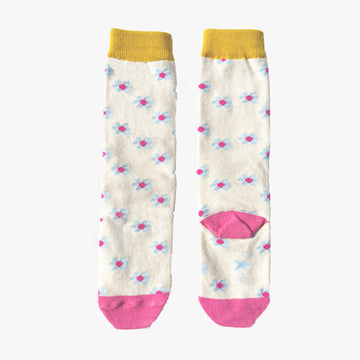 Flower Kneehigh Socks