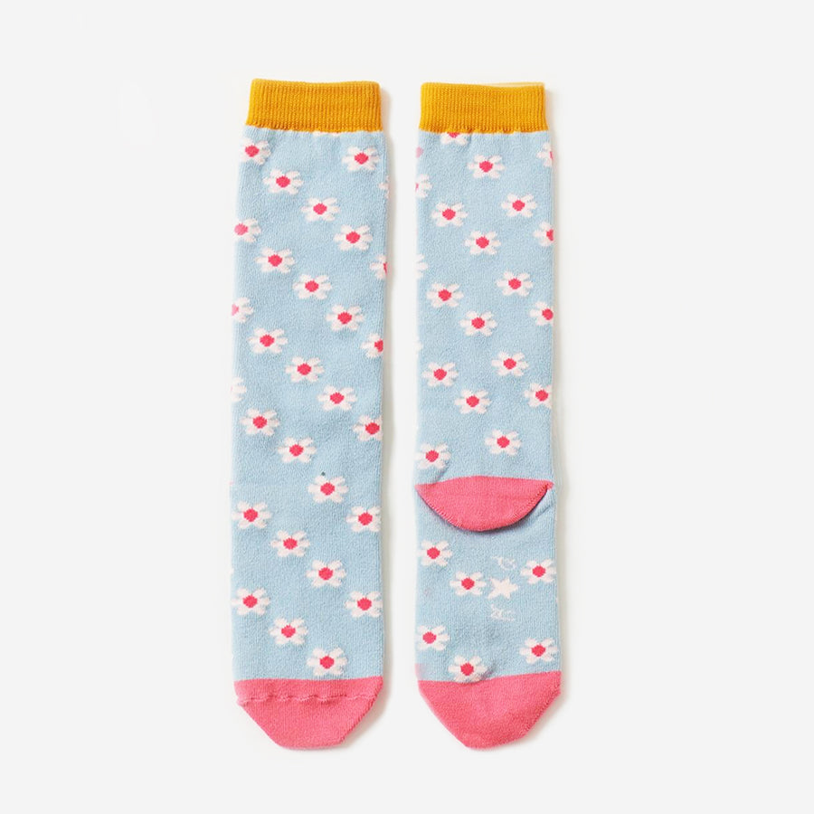 Flower Kneehigh Socks