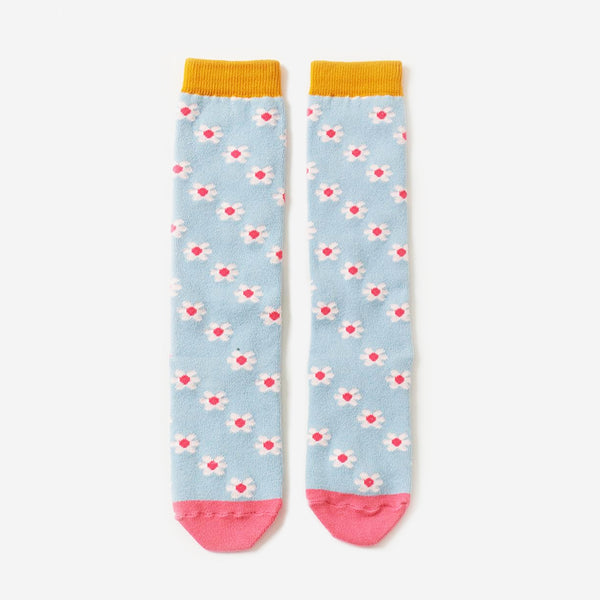 Flower Kneehigh Socks