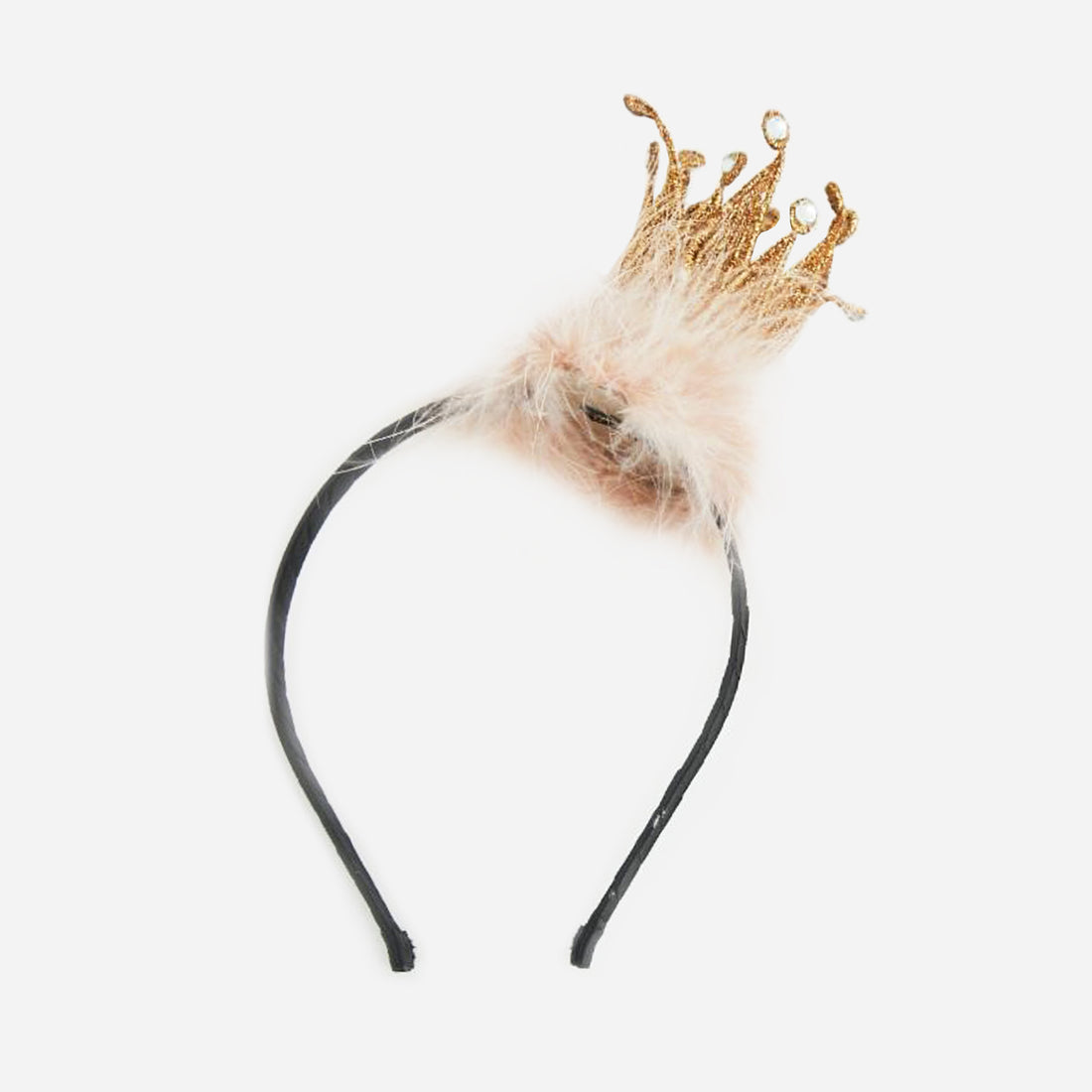 Fur Crown Headband