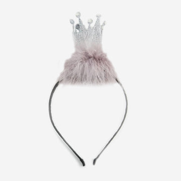 Fur Crown Headband