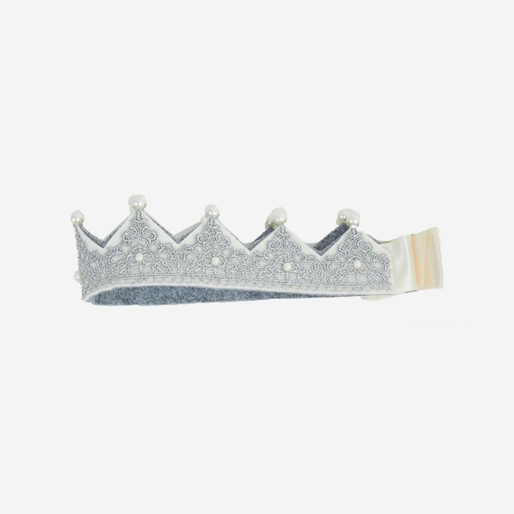 Big Pearl Lace Crown